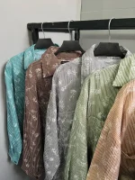 شومیز راه راه رز - Image 4
