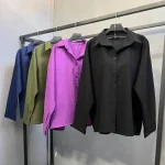 شومیز لینن باکسی