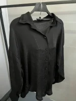 شومیز شیشه ای مشکی - Image 2