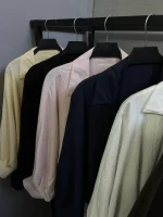 شومیز گره ای سگک دار - Image 4