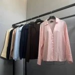 شومیز شیشه ای یقه هفت