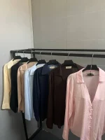 شومیز شیشه ای یقه هفت - Image 3