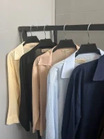 شومیز شیشه ای یقه هفت - Image 4