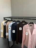شومیز شیشه ای یقه هفت - Image 2