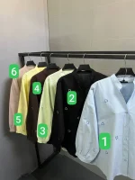 شومیز لینن پاستیلی قلبی - Image 2