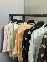 شومیز شیشه ای شکوفه - Image 4