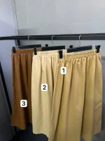 دامن لینن کمرکش - Image 3