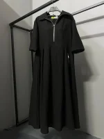 کفتان مشکی زیپ دار