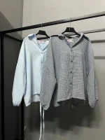 شومیز چهارخونه بندی