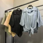 شومیز گره ای گازوئیلی
