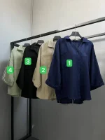 شومیز تخفیفی آستین پاکتی - Image 2