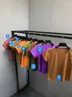 کراپ پنبه اسپان آستین دار - Image 2