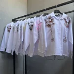 شومیز سفید قاصدک
