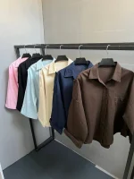 شومیز لینن باکسی - Image 3
