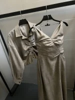 ست اورال شومیز طوسی - Image 3