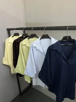 شومیز طرح چهار خونه - Image 3