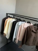 شومیز سیلک پایین گت دار - Image 4